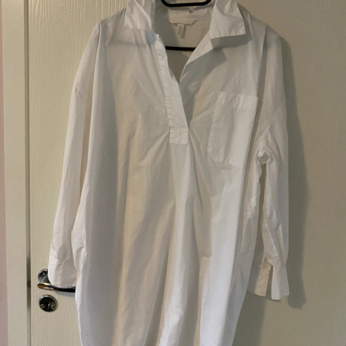 Lång skjorta/tunika/klänning strl S