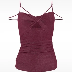 Vinröd topp - Söt topp