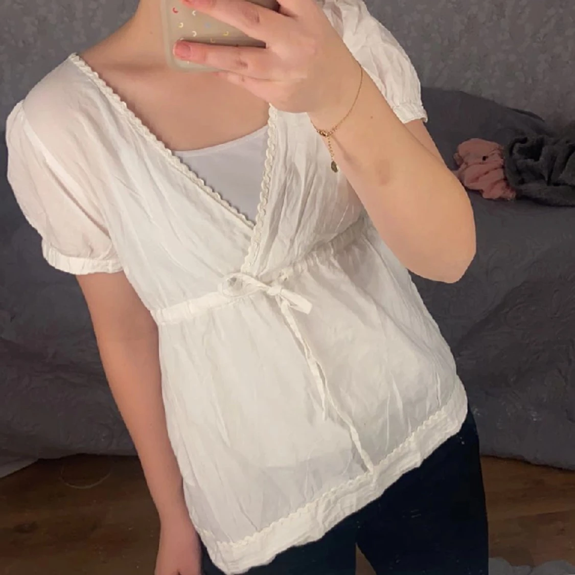  Vit blus ifrån vero Moda  - 90