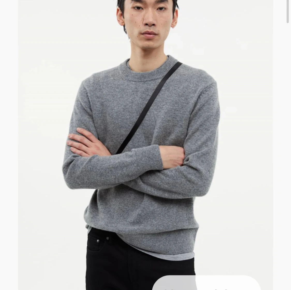 Stickad sweatshirt  - 91