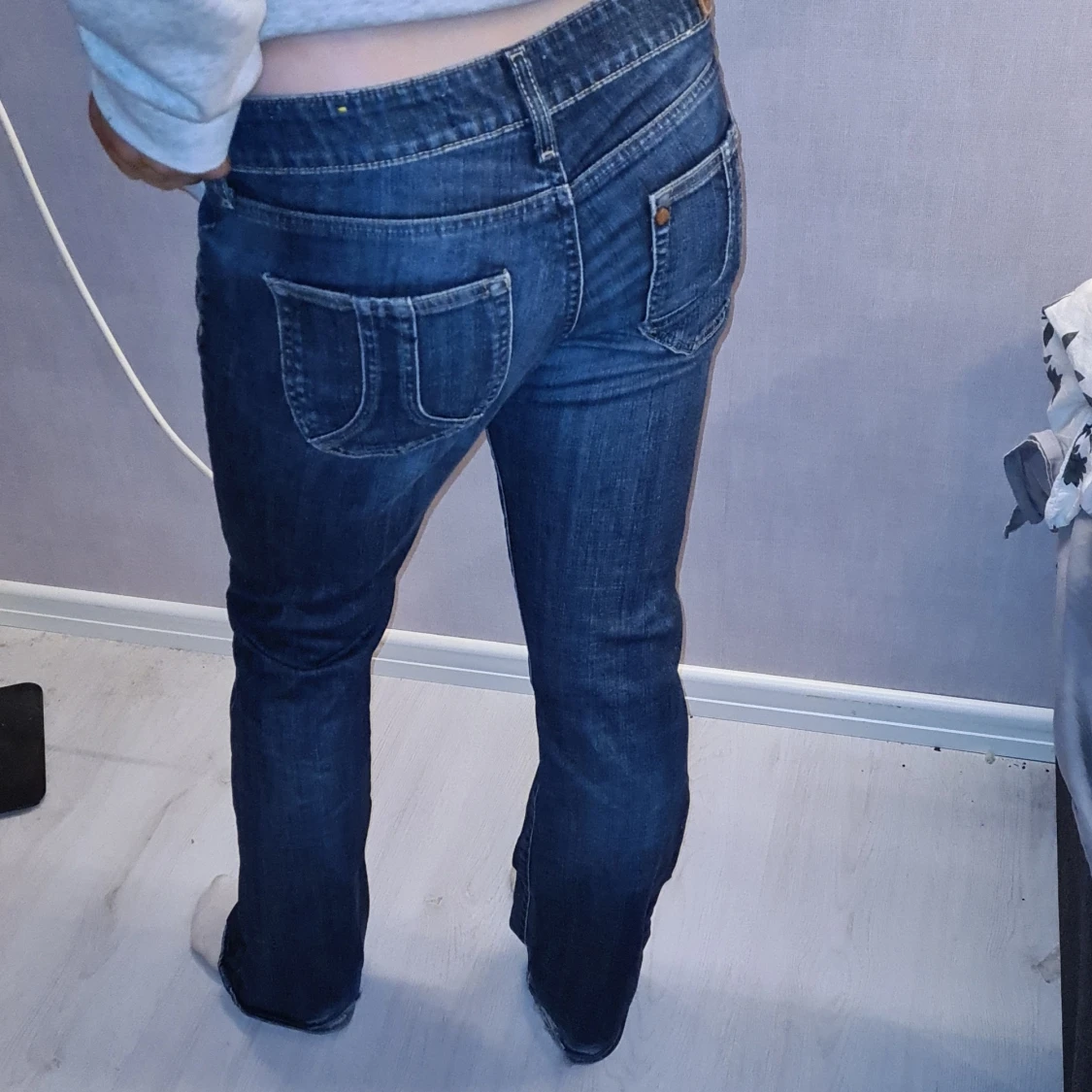 Lågmidjade jeans - 90