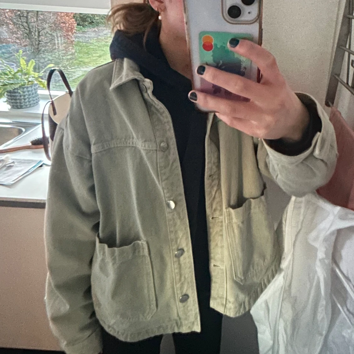 Grön jeansjacka - 91