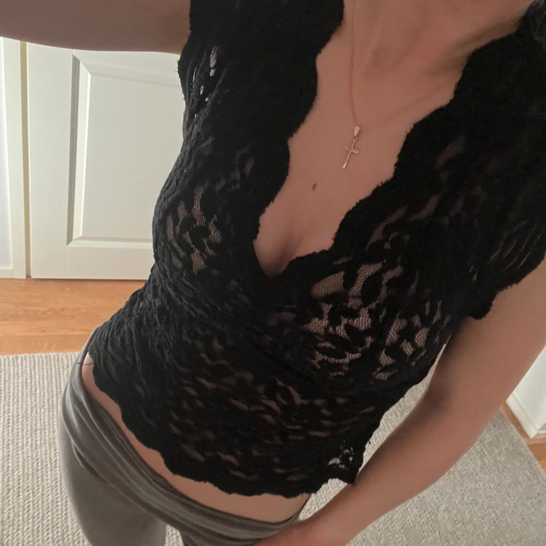 Zara lace topp/spets topp