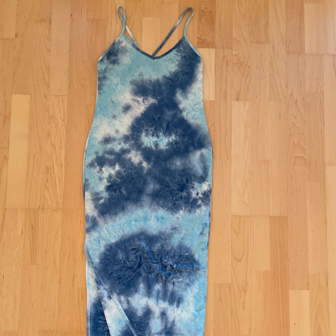 Blå klänning  - 92