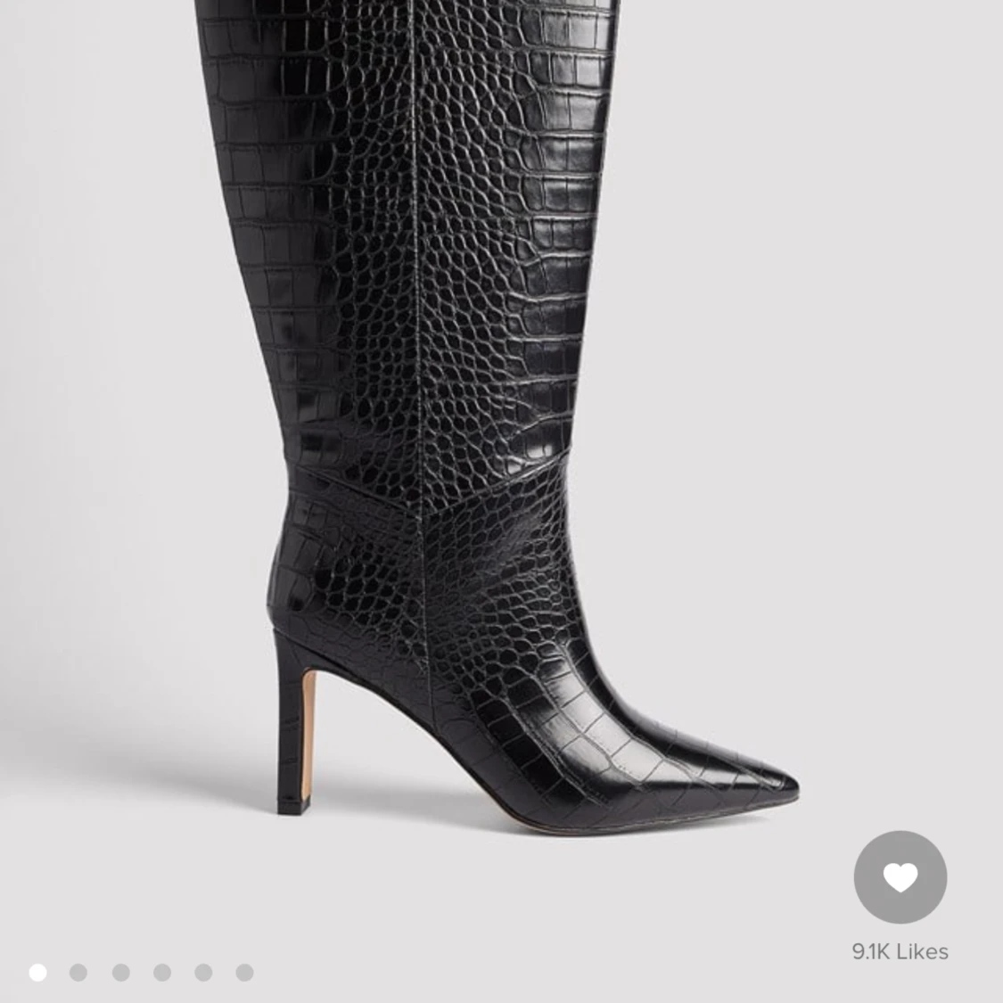 Boots med spetsig tå - 91