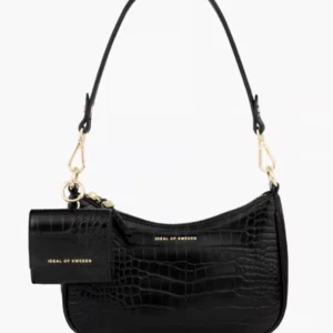 Väska  - En fin handväska från ideal of Sweden. Perfekt storlek när man går på stan:) Den är i svart läder och det följer med ett AirPods fodral (det går att ta bort). Väskan är i ett väldigt bra skick och köptes för 499 kr. Jag säljer för 249kr. 