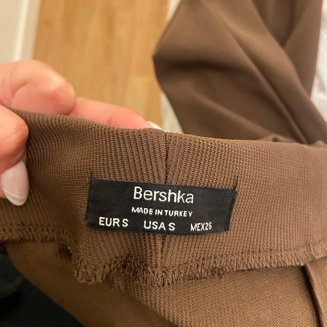 Bruna tygbyxor  - 90