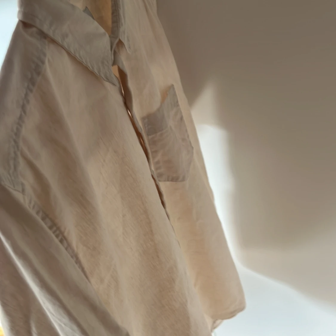 Beige kortärmad skjorta - 91