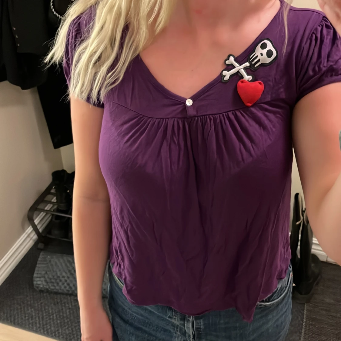 Lila T-shirt från Detroit