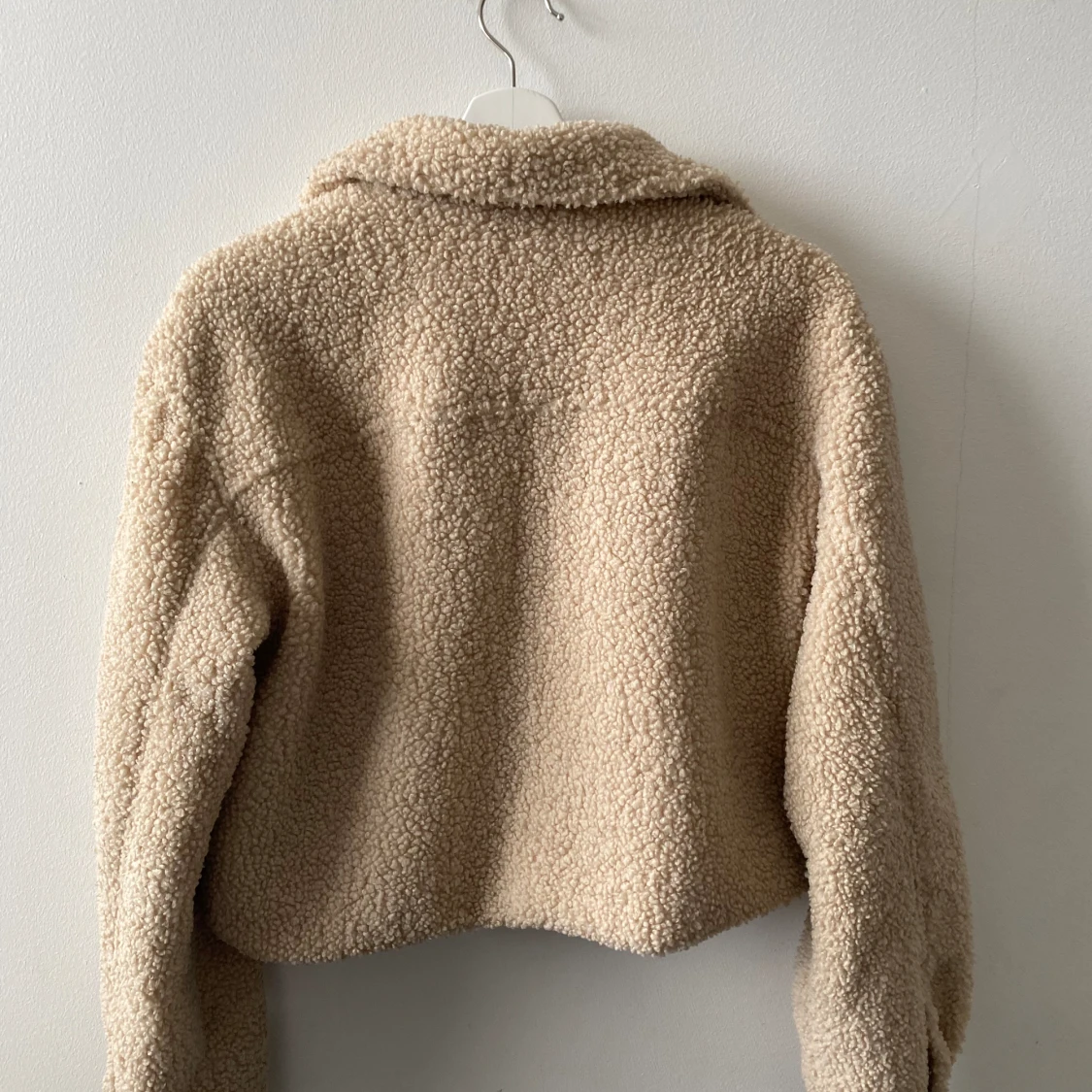 Tunnare pälsjacka, beige - 90