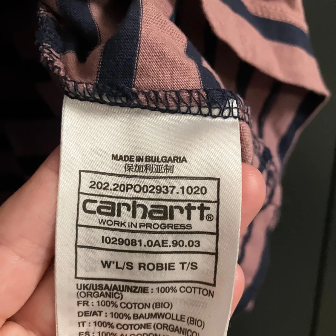 Carhartt WIP L/S Robie T/S strl XS - 93