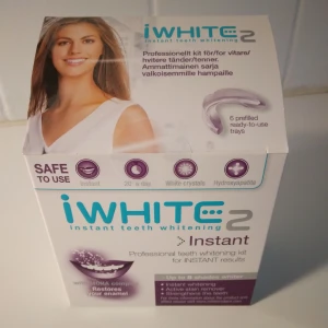 iWhite 2 Instant. Tandblekning / kit, oöppnad box med plomberingen kvar på. - iWhite 2 Instant. Tandblekningskit, oöppnad box med plomberingen kvar/på. Se bilder med beskrivning på boxen för info  etc.