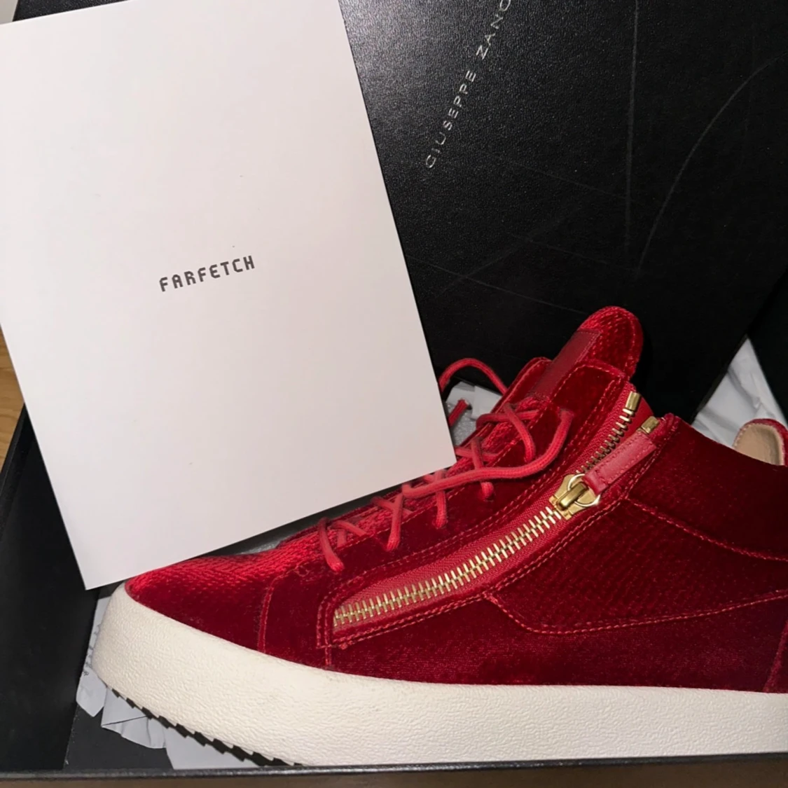 Giuseppe Zanotti Kriss Velvet Sneakers  - 90