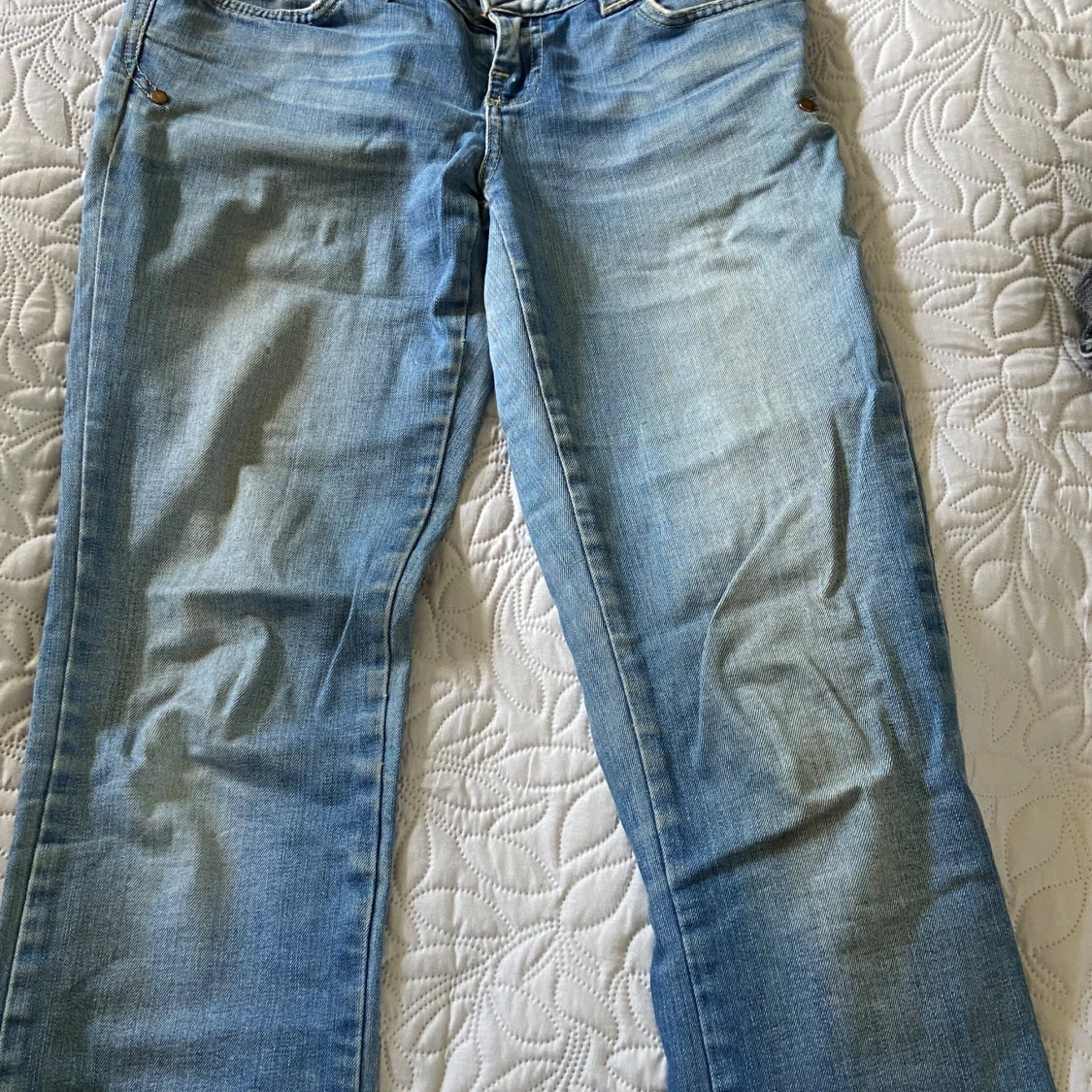 Supersnygga lågmidjade vintage jeans - 90