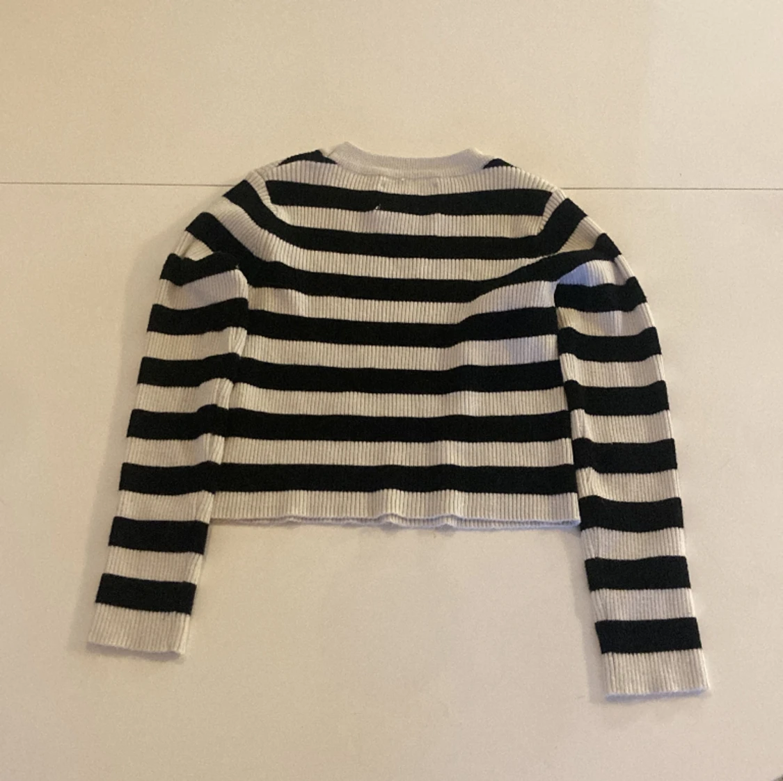 Ribb stickad tröja st 140 - 90