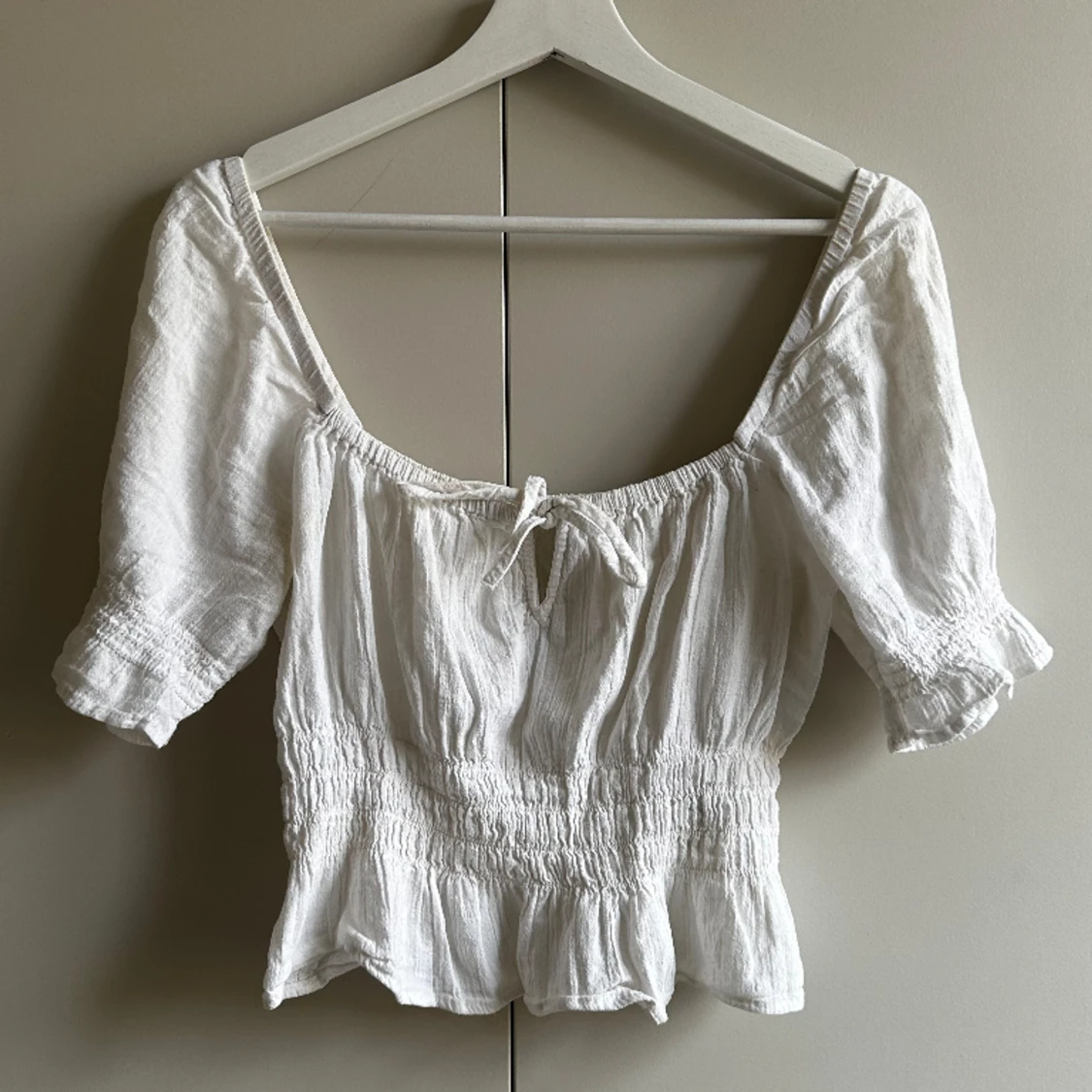 Vit somrig blus - 91