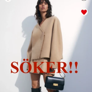 Jacka i ullmix H&M beige  - Söker denna jacka från H&M i XS eller S. Kontakta mig gärna om du har en!