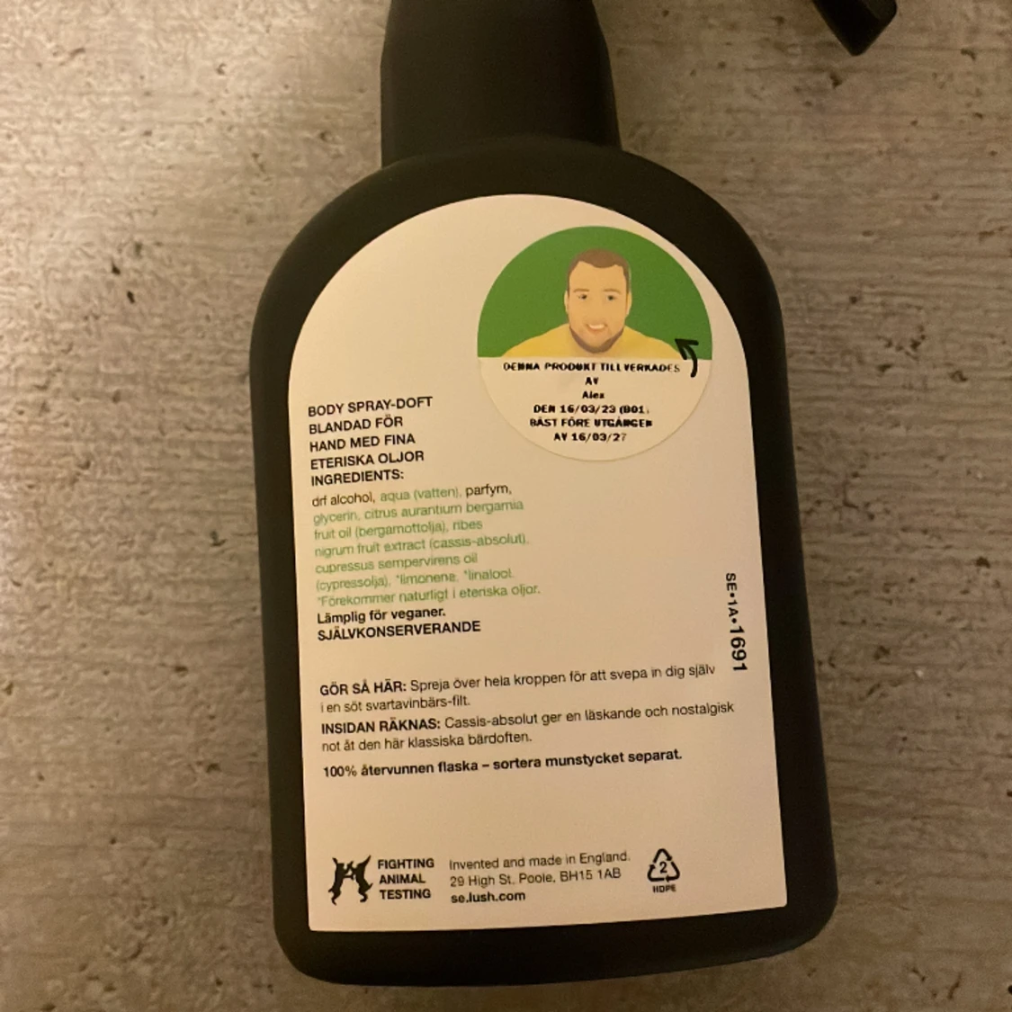 The comforter Body spray Lush - 90