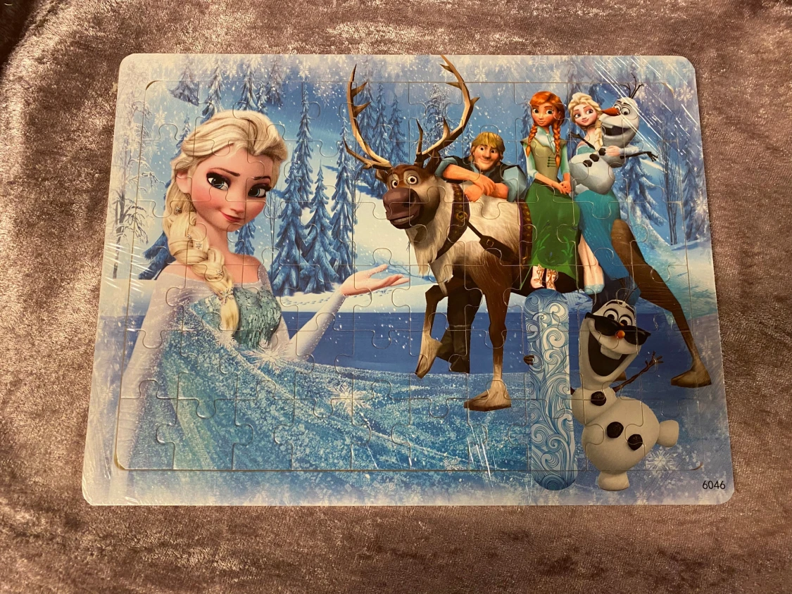 Frost, Sofia den första & Hello Kitty -  Trä Pusselpaket - 2