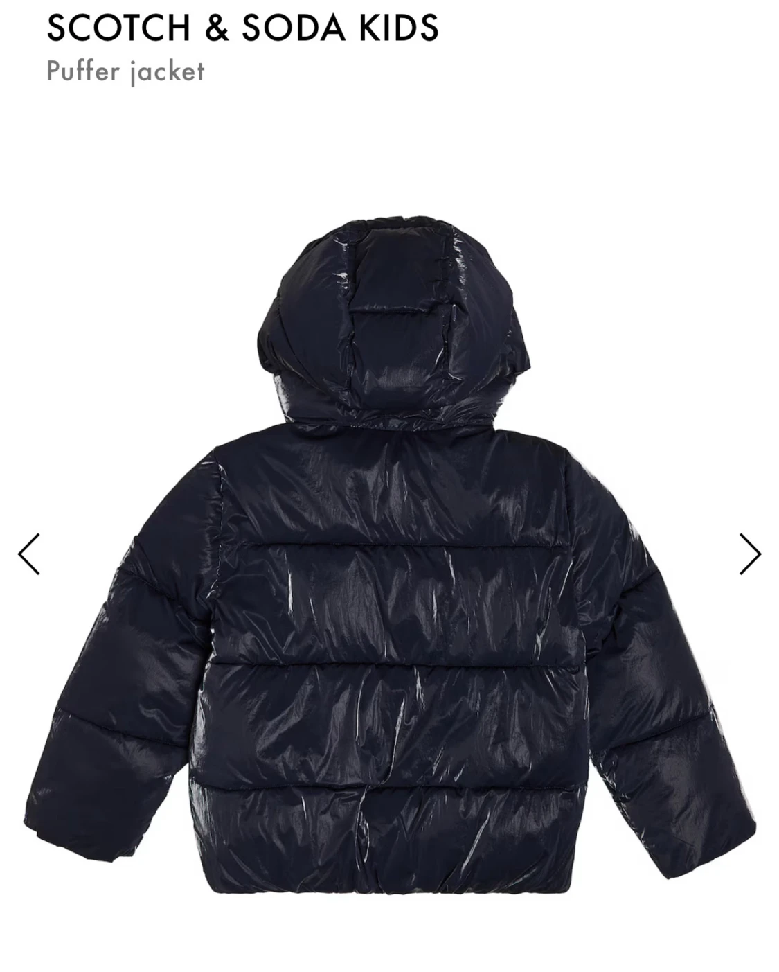 Marinblå pufferjacka från Scotch & Soda - 4