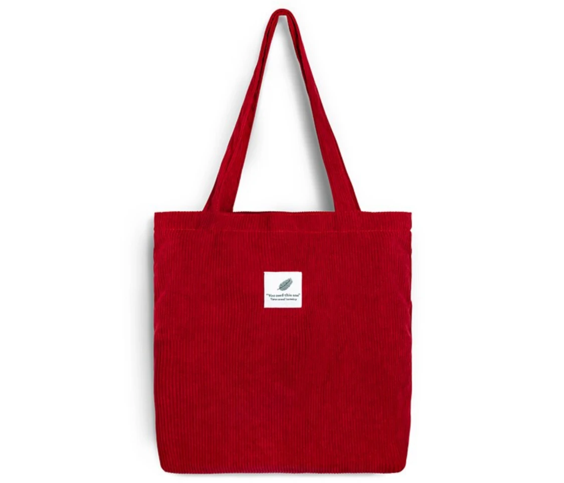 Röd shoppingväska/tygväska 🤩