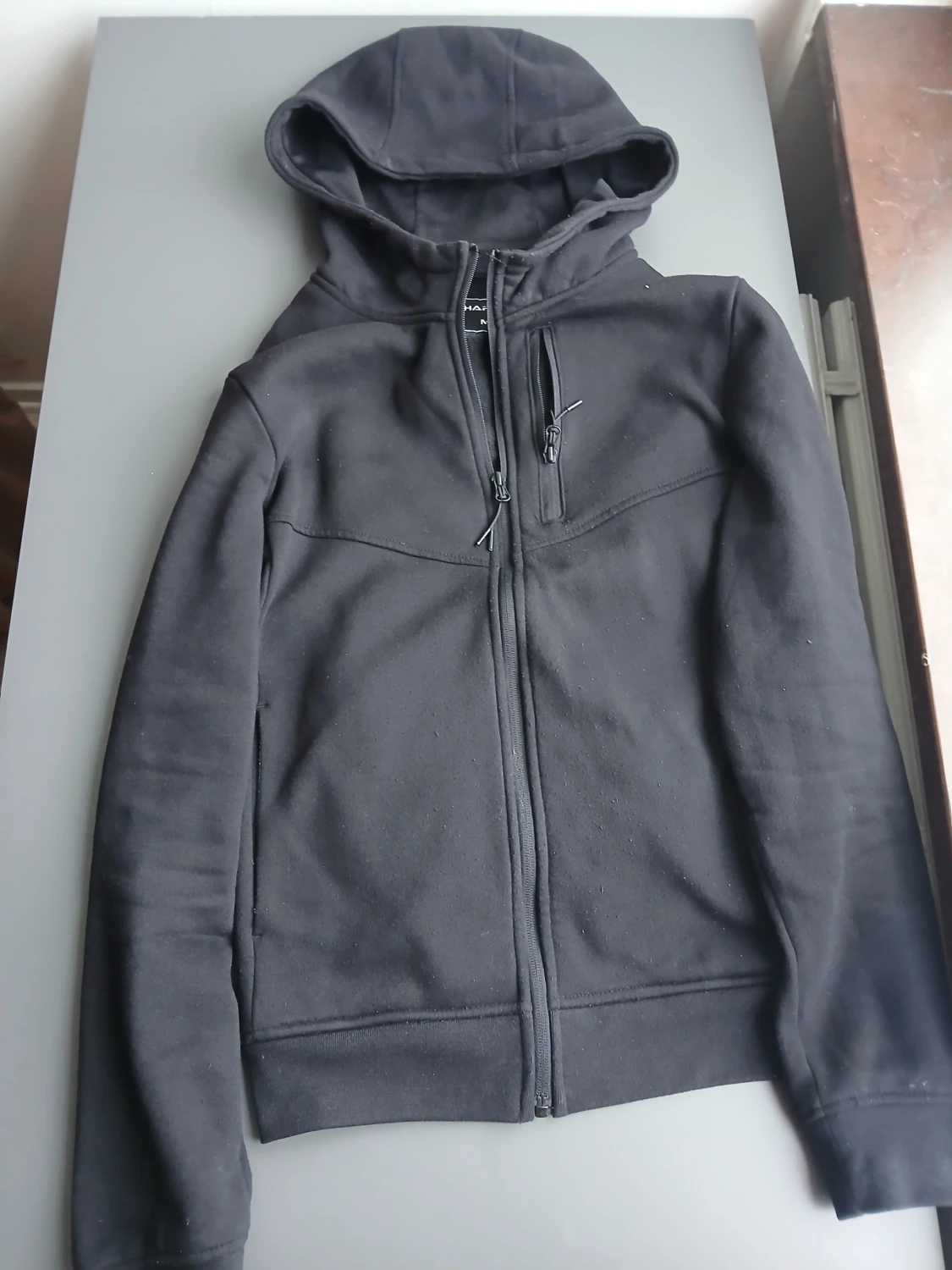 Svart hoodiejacka från Chapter M