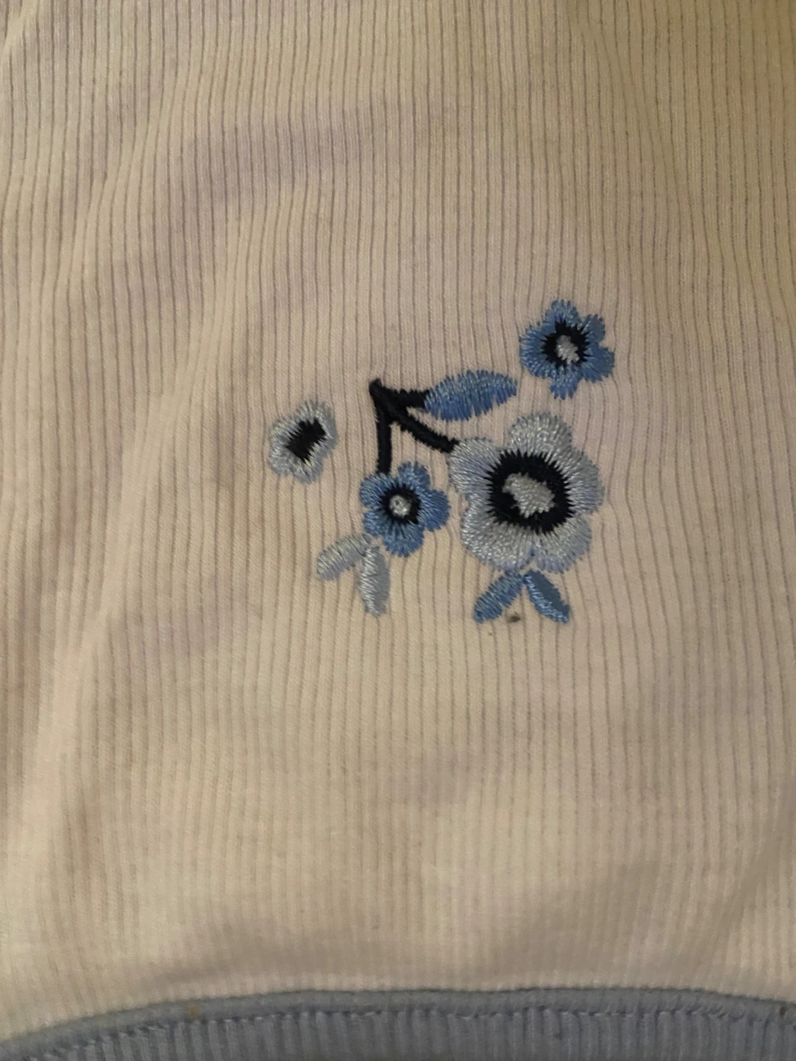 Blå vitt pyjamasset från H&M - 5