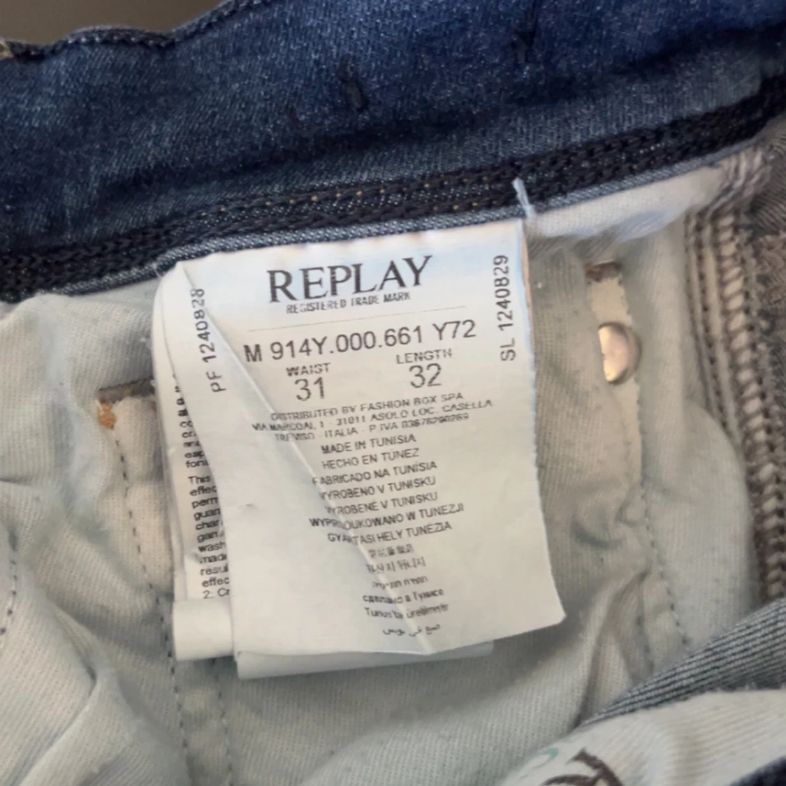 Replay Hyperflex jeans blå - 4