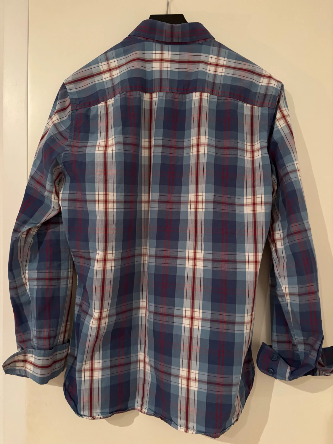 Blårutig skjorta från Dobber  - 1