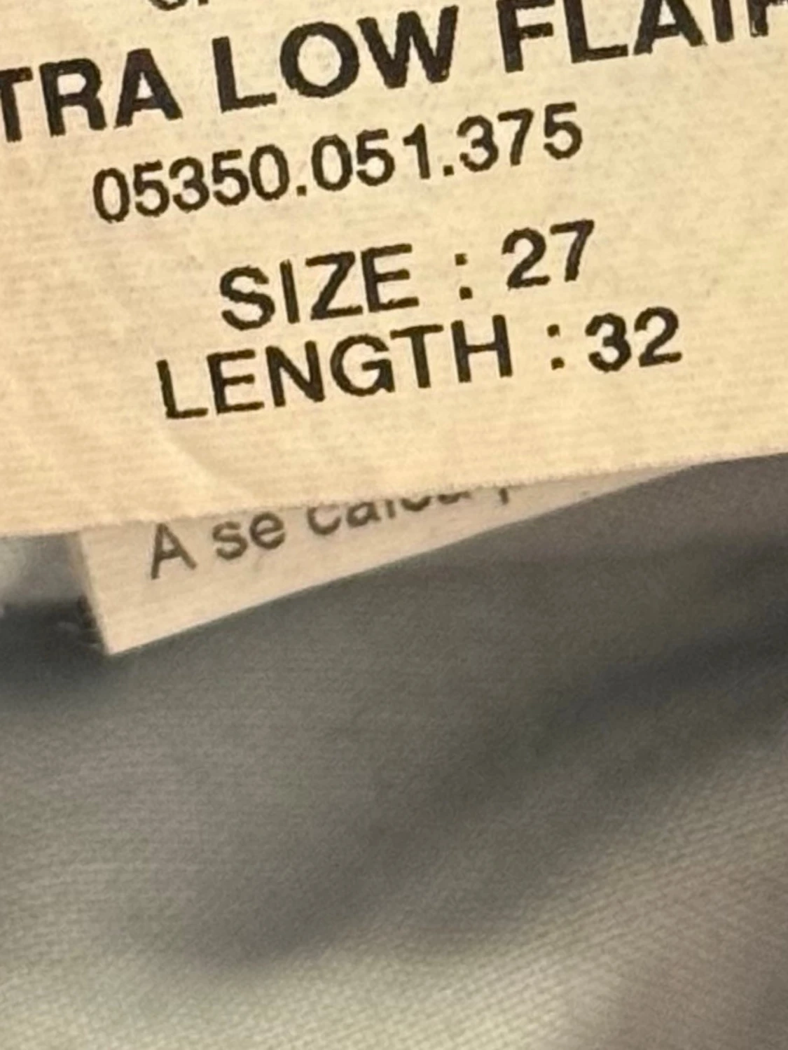 Lågmidjade bootcut jeans  - 6