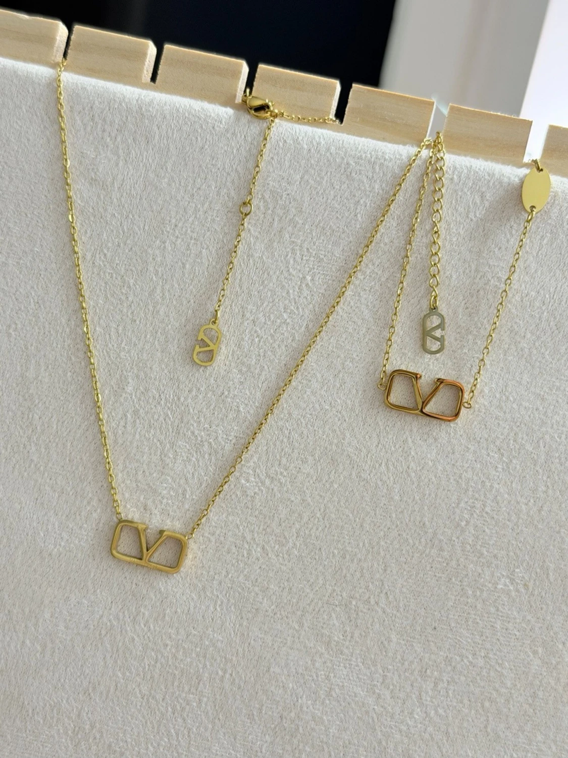 18k guldpläterat set