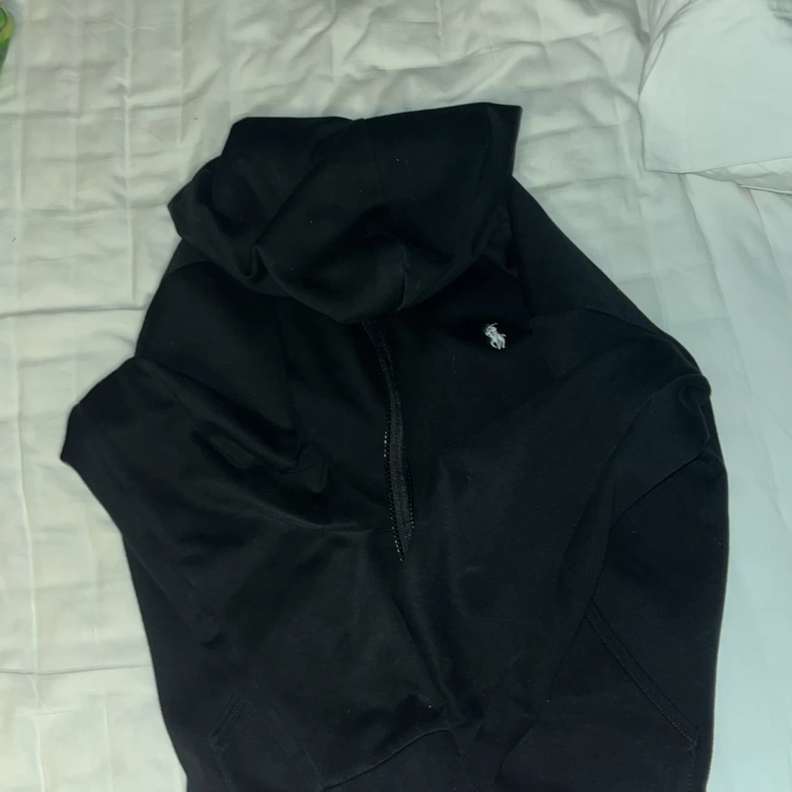 Svart Ralph lauren zip hoodie. - 1