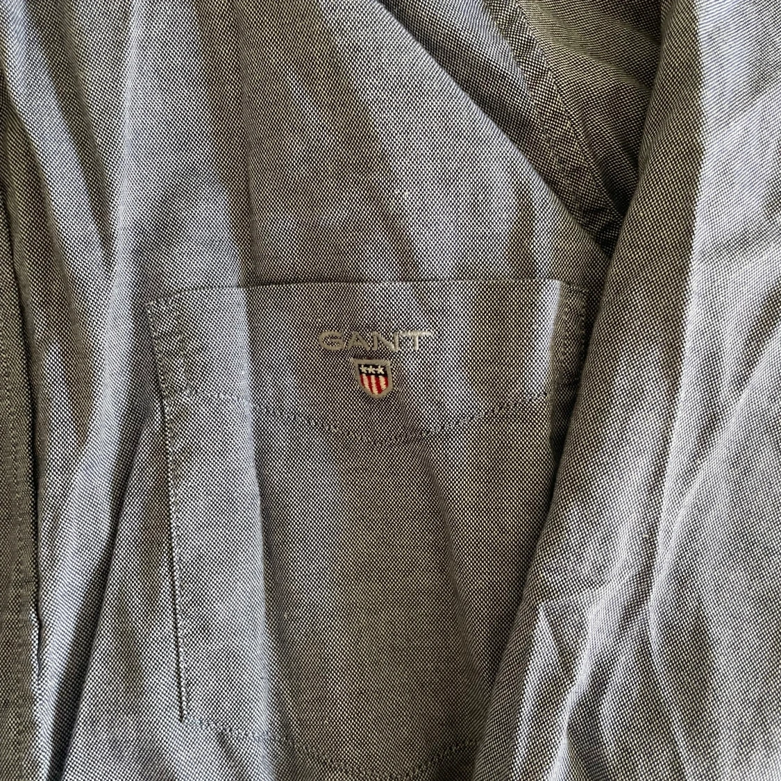 Grå oxfordskjorta från Gant - 1