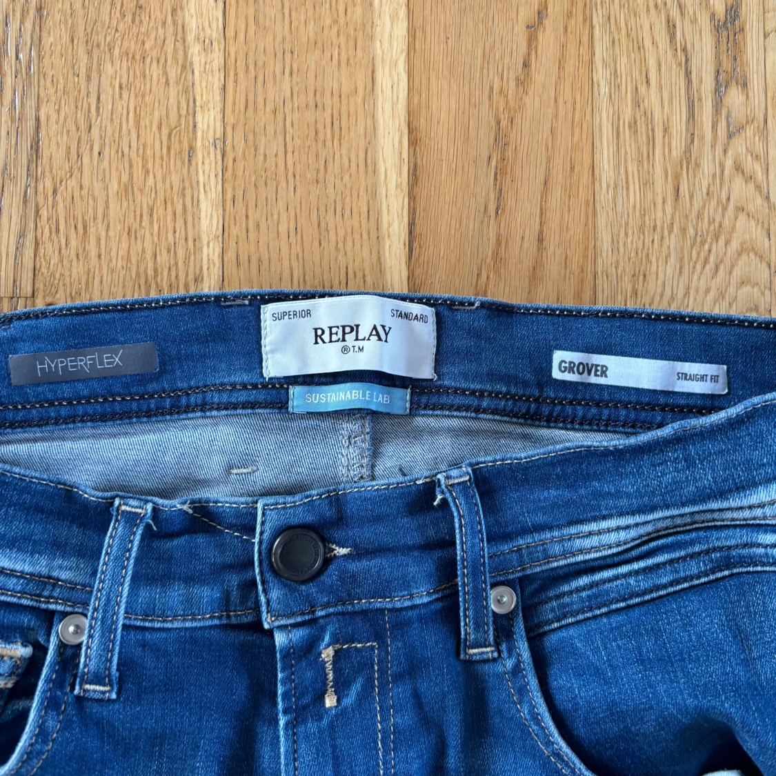 Replay Grover Hyperflex jeans blå - 3