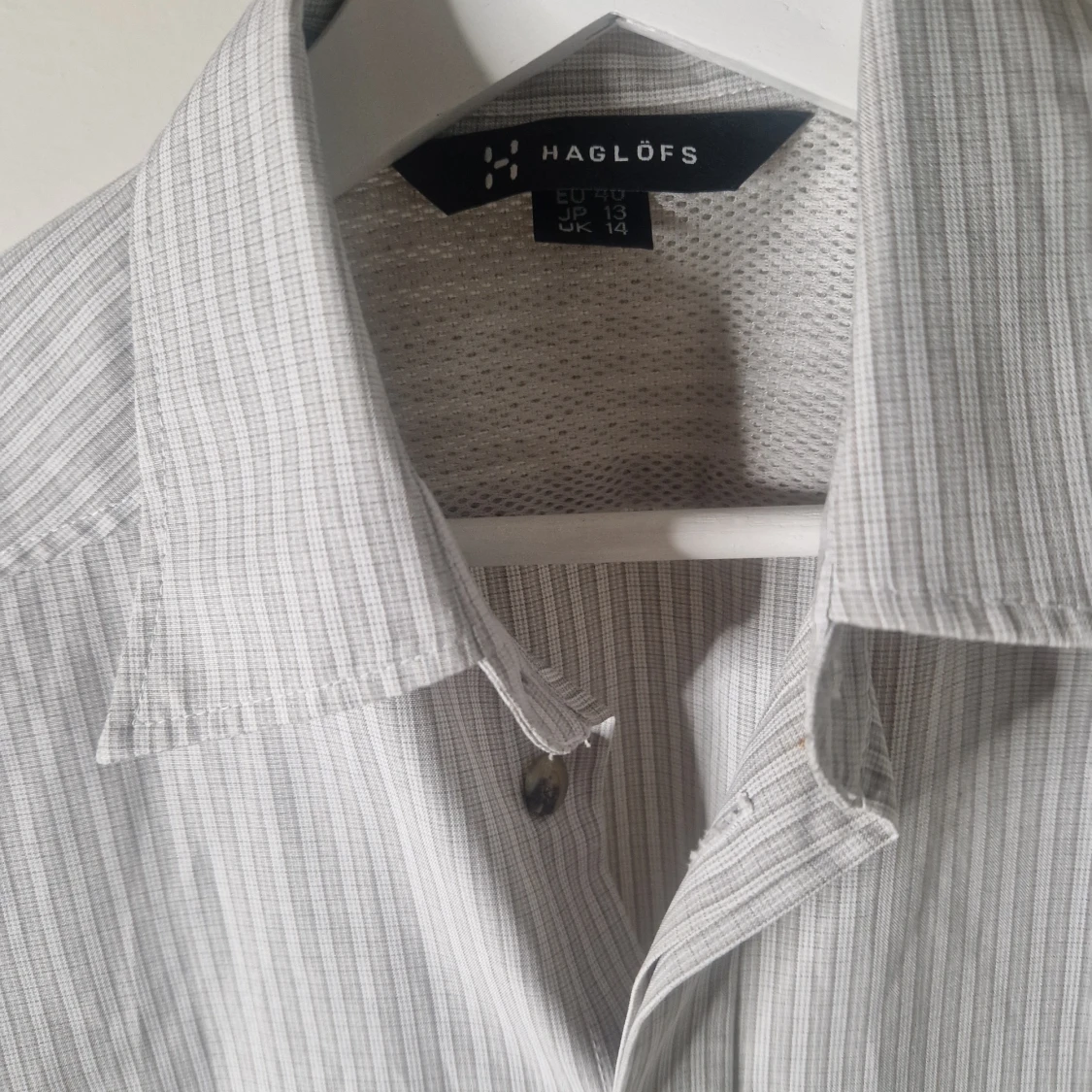 Randig kortärmad skjorta Haglöfs