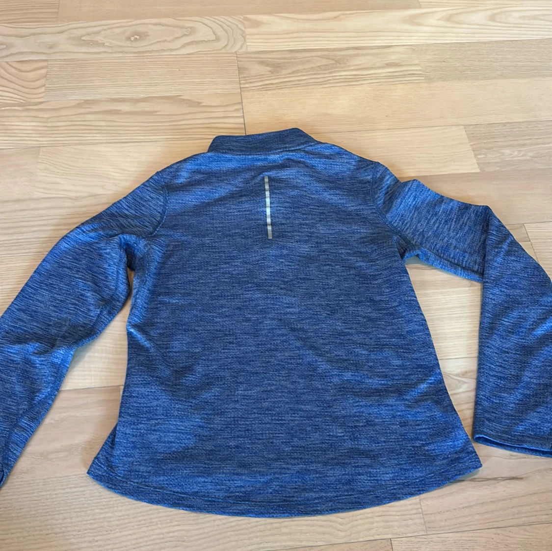 Blå Nike träningströja half zip - 2