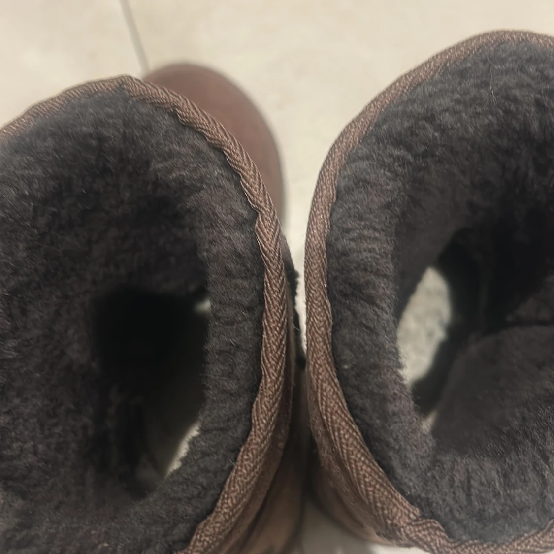 Bruna UGG boots i mocka - 3