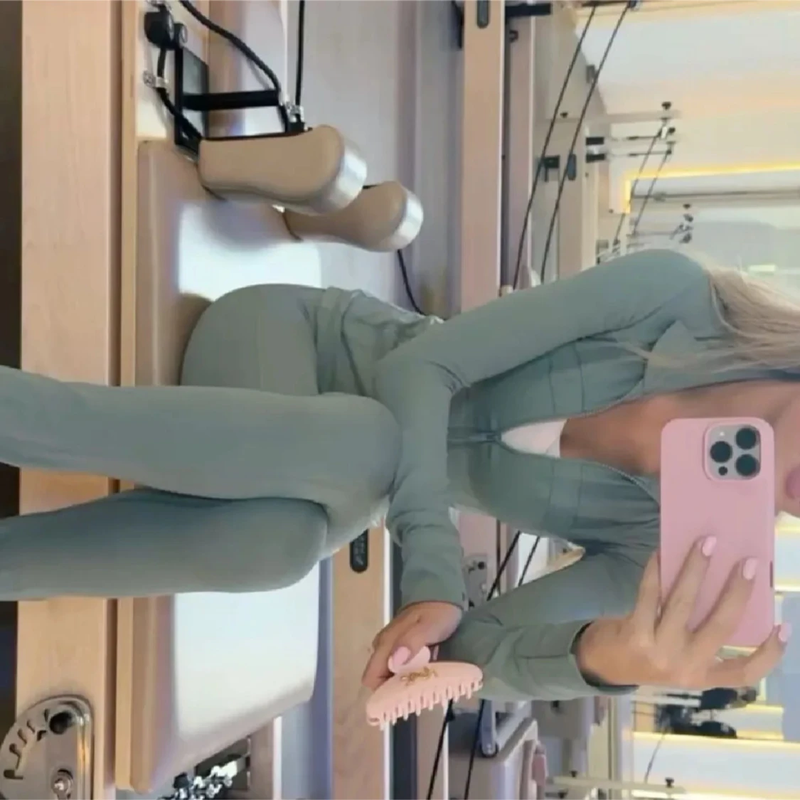 Grönt träningsett från Lululemon - 2