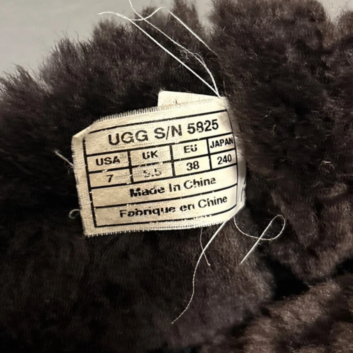 Bruna UGG boots i mocka, storlek 38 - 2