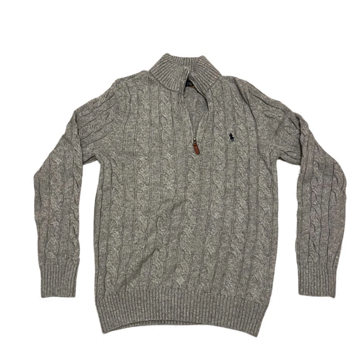 Grå stickad tröja Polo Ralph Lauren