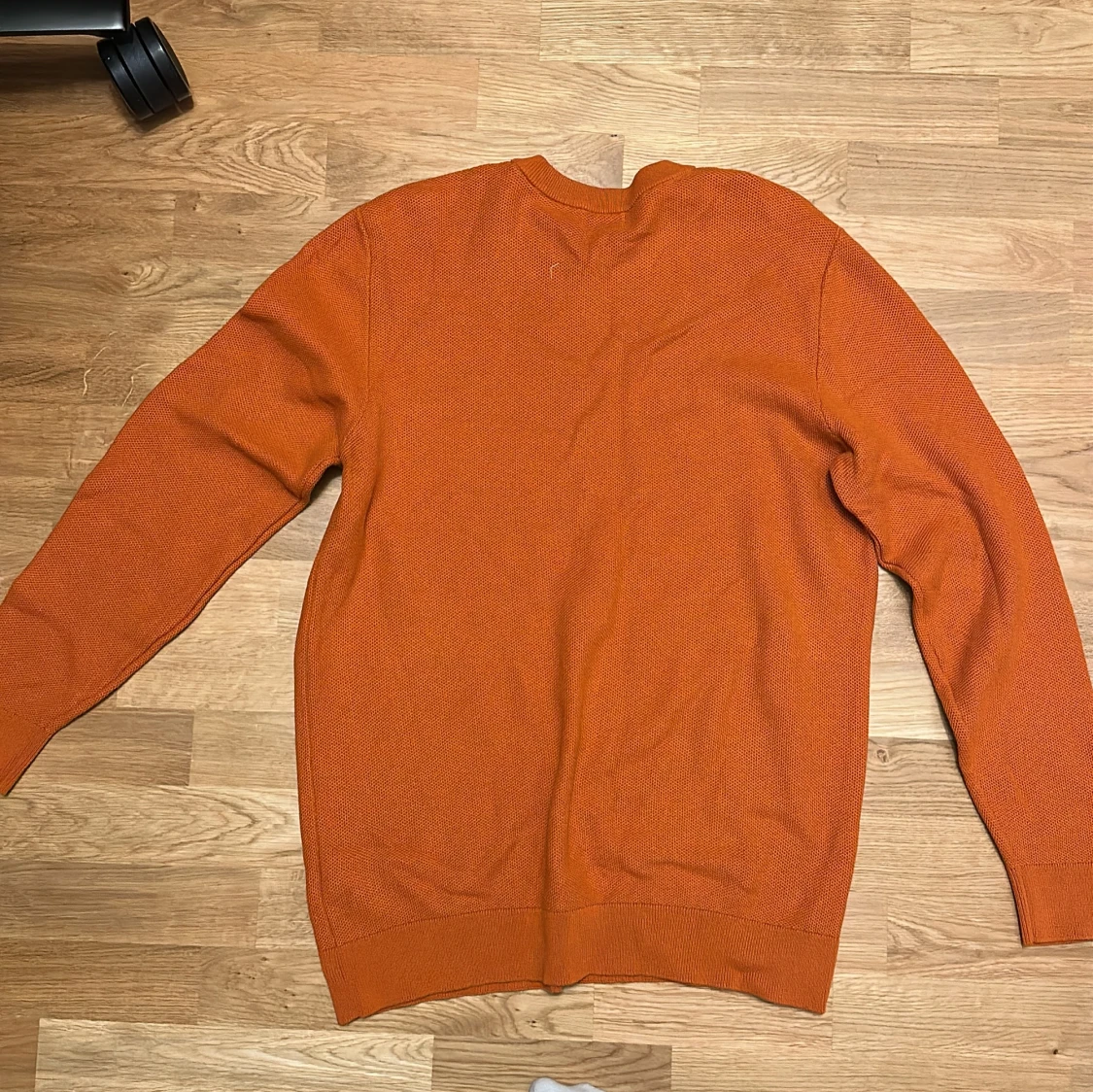 Orange stickad tröja från C, XL - 1