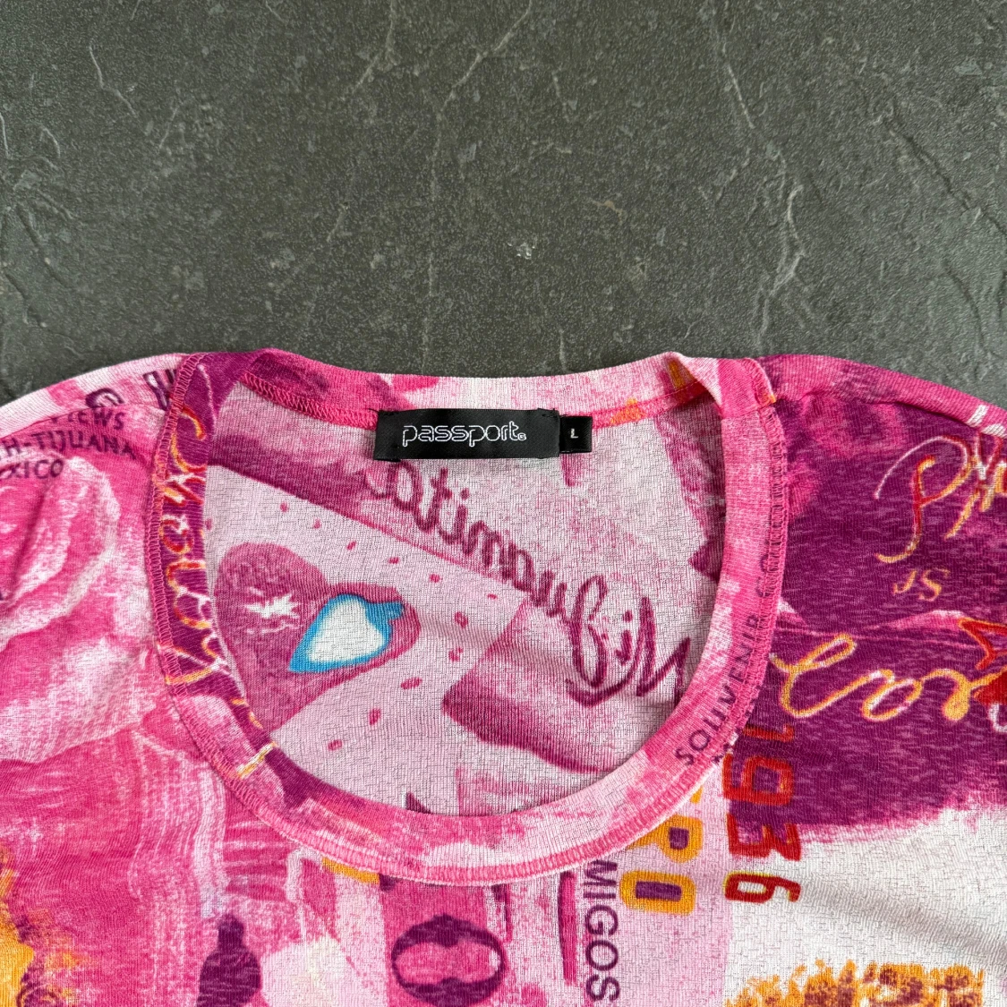 Färgstark långärmad tröja Passport - 2