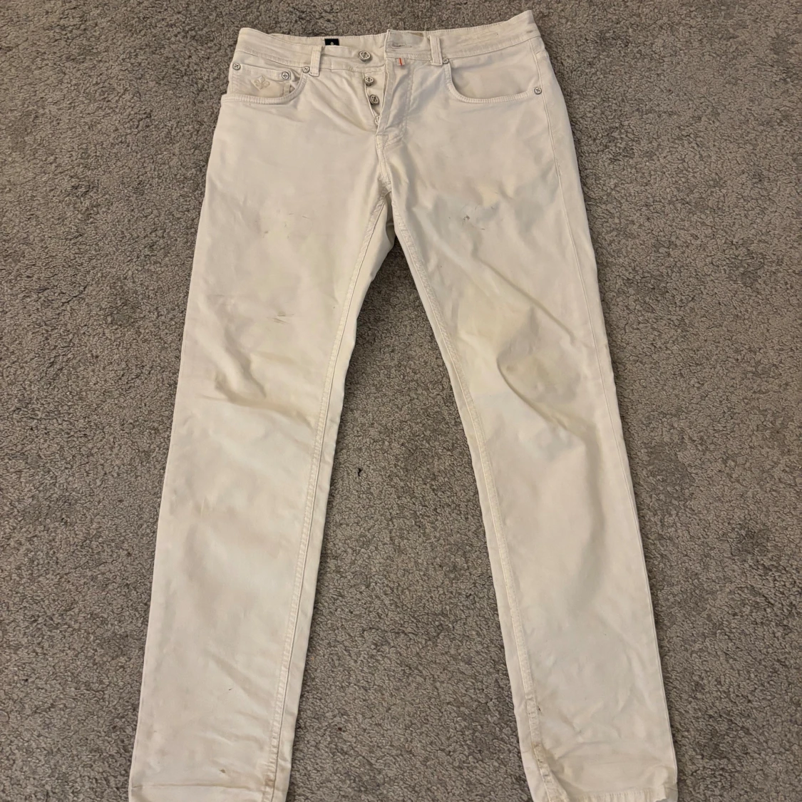 Vita jeansbyxor från Morris, 31/32
