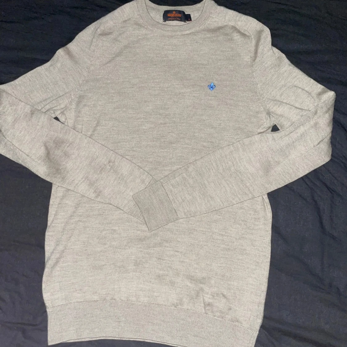 Beige tröja i merinoull från Morris - 2