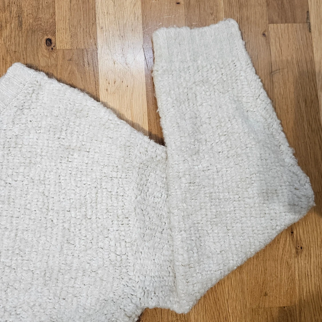 Stickad teddy tröja - gina tricot  - 2