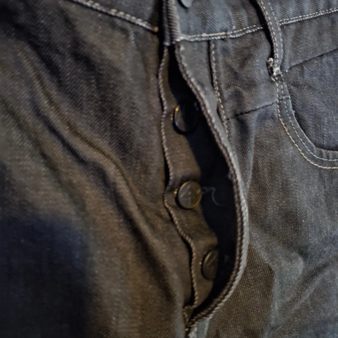 Raw denim/Black jeans KIRK 33/32 - 4