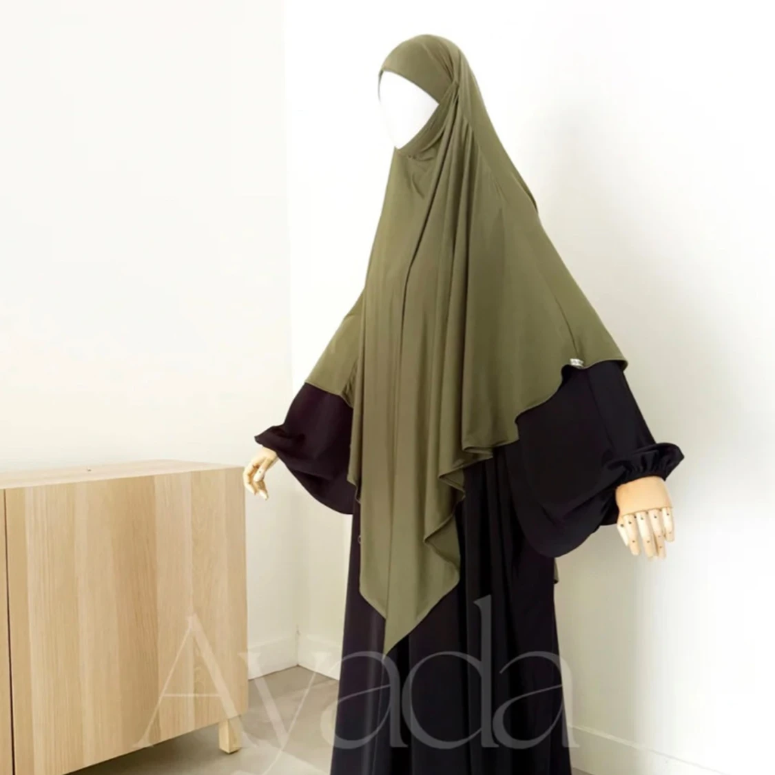 Maxi khimar jersey premium long pointet 