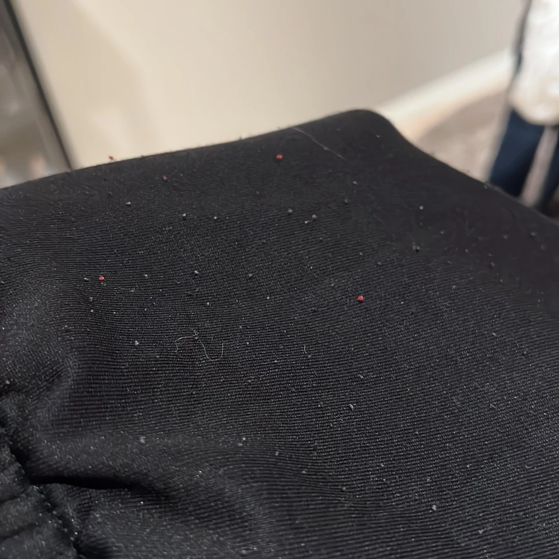 Svarta Adidas shorts med vita ränder - 3