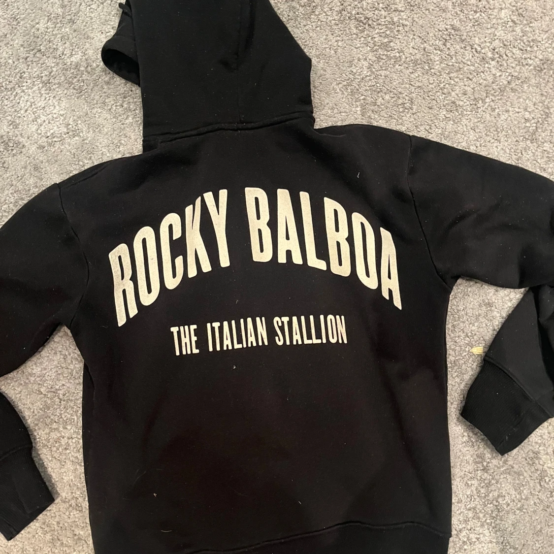 Svart Rocky Balboa hoodie Pull&Bear XS - 2