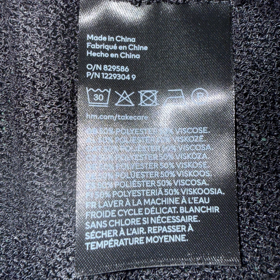 Svarta shorts med snörning från H&M - 3